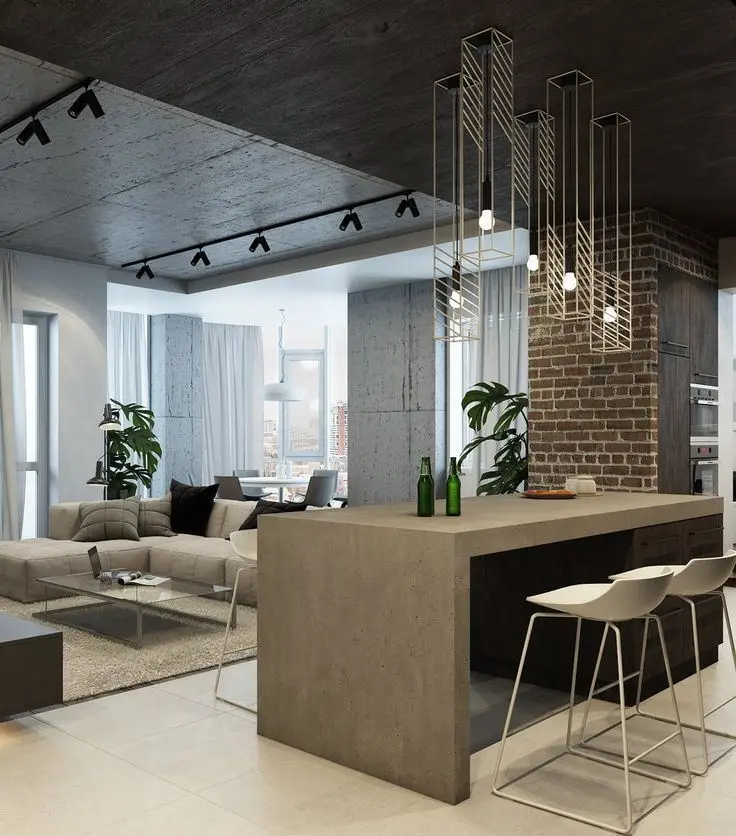 Mobilier minimalist și curat pentru un open space aerisit